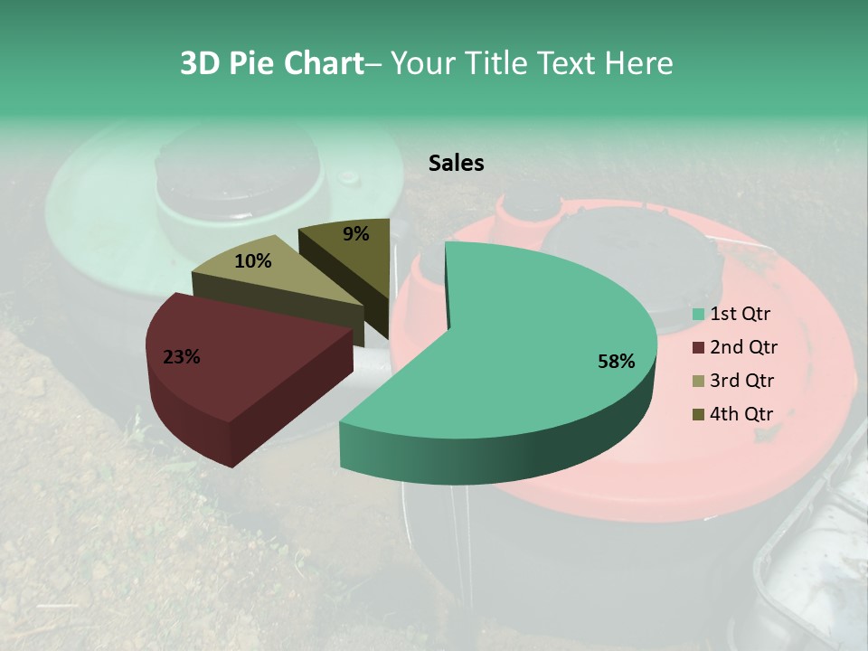Septic System Instalation In Rural Area PowerPoint Template