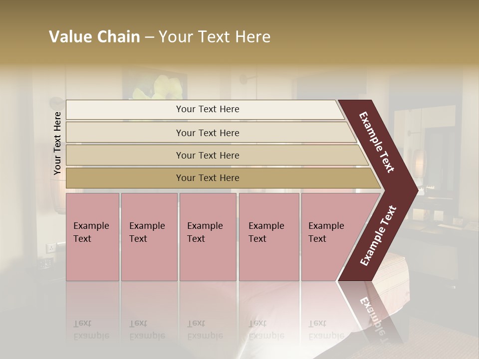 Asian Style Resort Bedroom PowerPoint Template