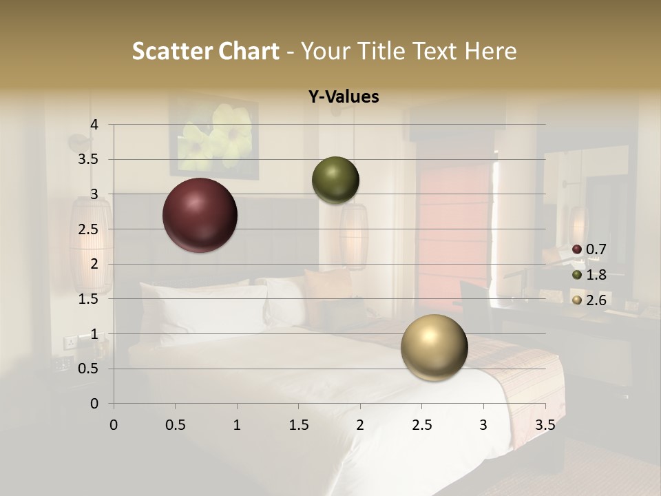 Asian Style Resort Bedroom PowerPoint Template