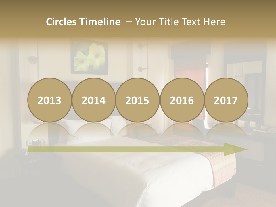 Asian Style Resort Bedroom PowerPoint Template