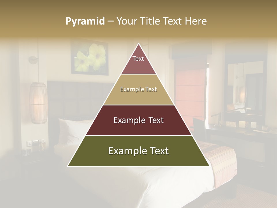 Asian Style Resort Bedroom PowerPoint Template