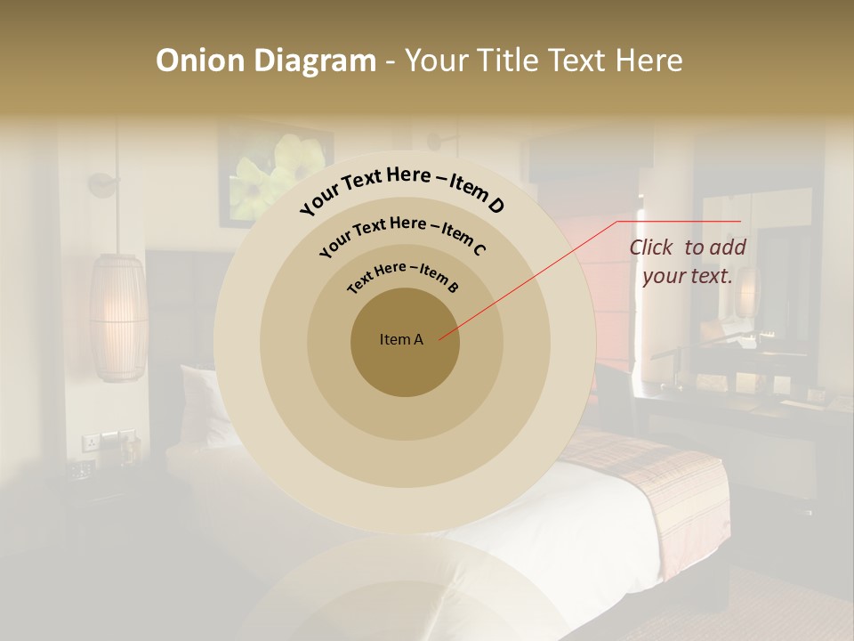 Asian Style Resort Bedroom PowerPoint Template