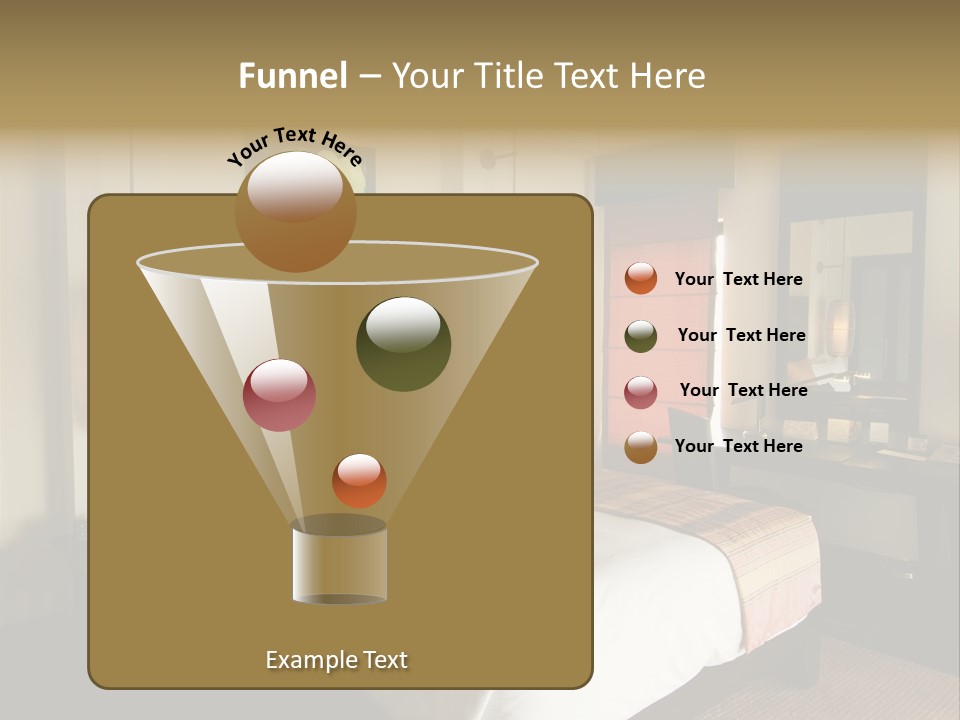 Asian Style Resort Bedroom PowerPoint Template