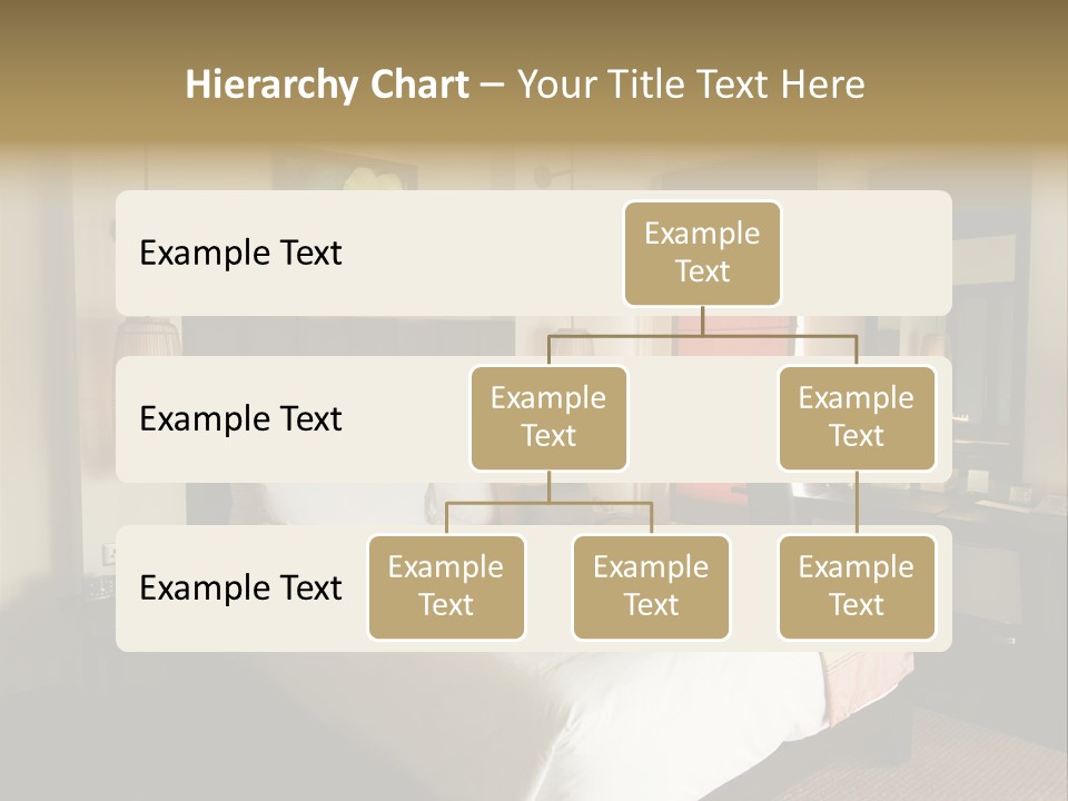 Asian Style Resort Bedroom PowerPoint Template