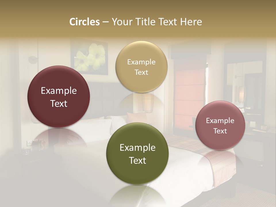 Asian Style Resort Bedroom PowerPoint Template