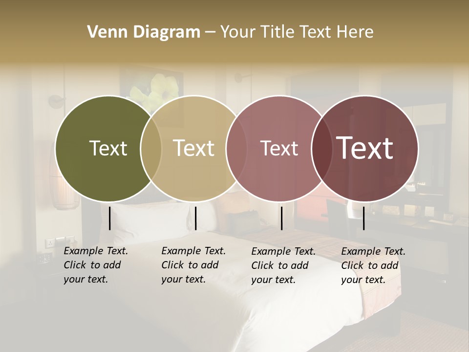 Asian Style Resort Bedroom PowerPoint Template