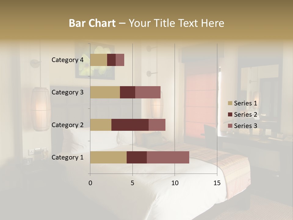 Asian Style Resort Bedroom PowerPoint Template