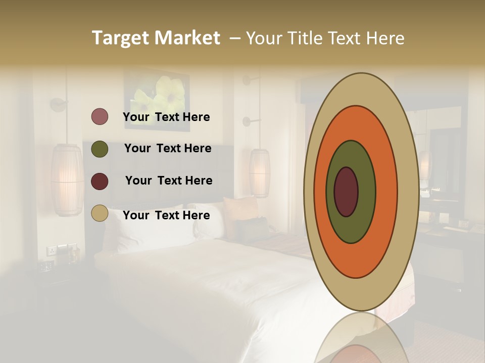 Asian Style Resort Bedroom PowerPoint Template