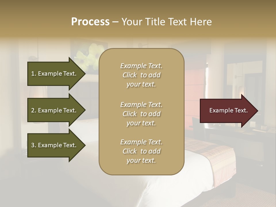 Asian Style Resort Bedroom PowerPoint Template