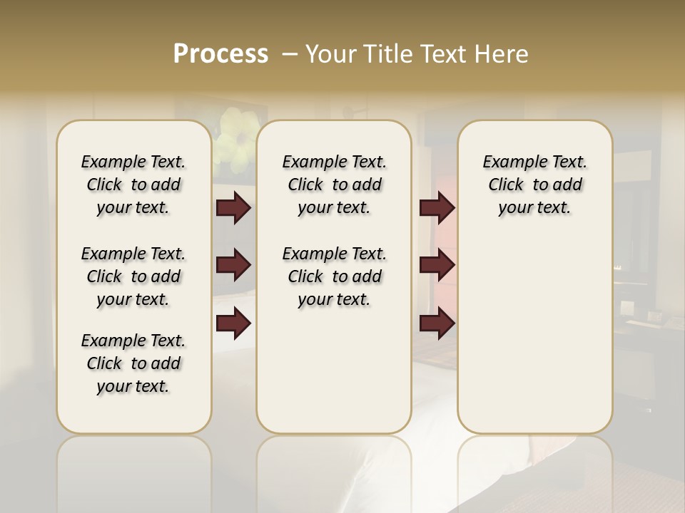 Asian Style Resort Bedroom PowerPoint Template