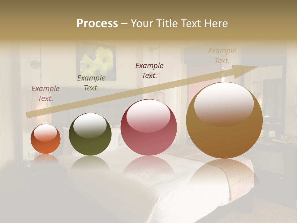 Asian Style Resort Bedroom PowerPoint Template