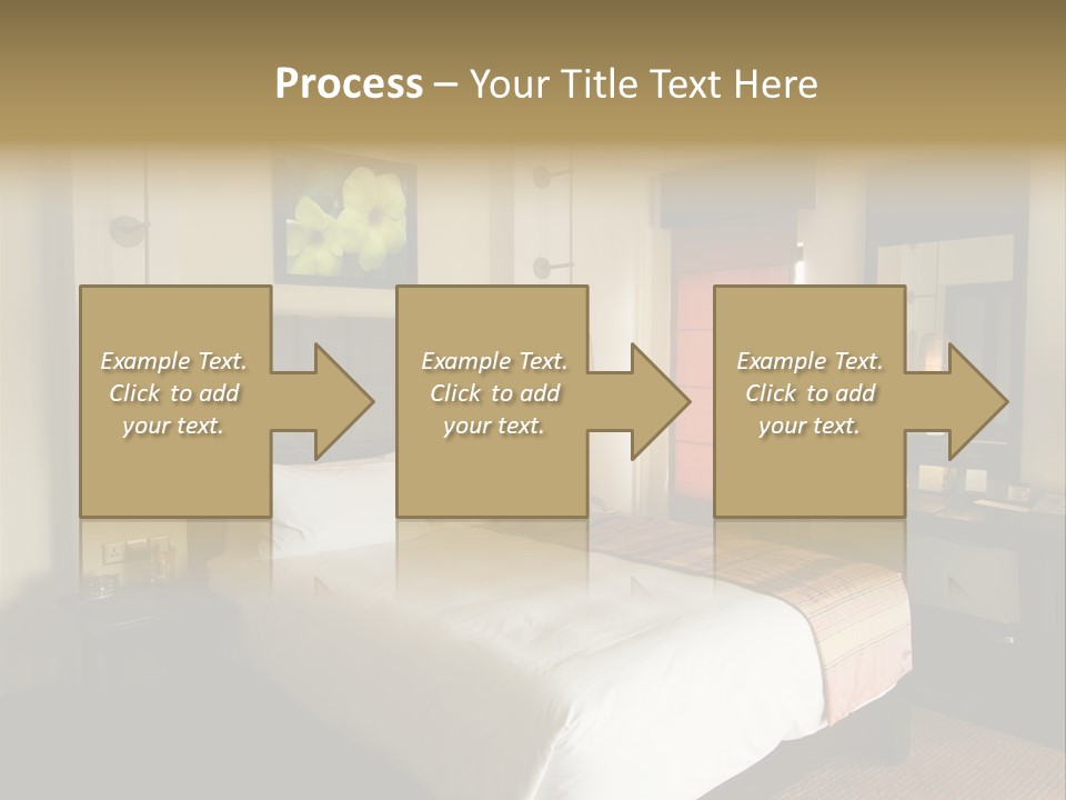 Asian Style Resort Bedroom PowerPoint Template