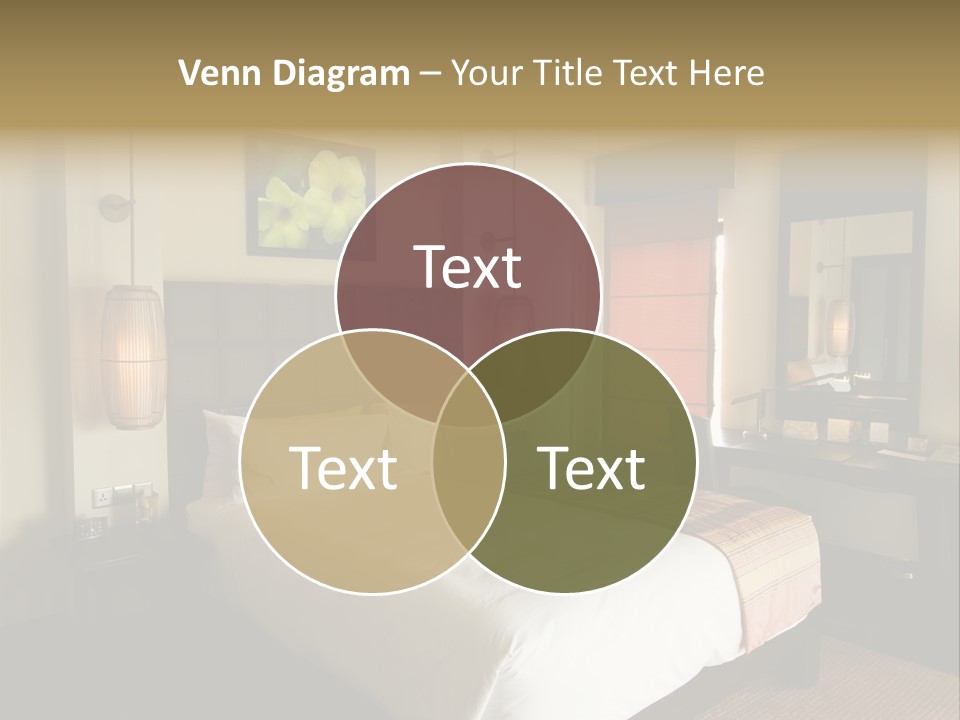 Asian Style Resort Bedroom PowerPoint Template