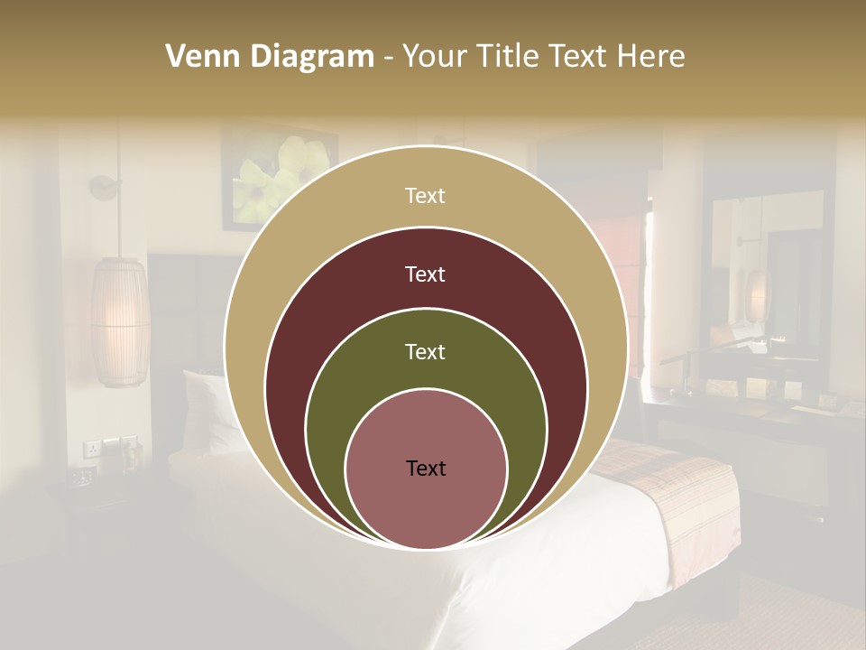 Asian Style Resort Bedroom PowerPoint Template