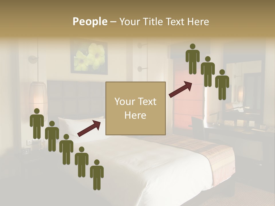 Asian Style Resort Bedroom PowerPoint Template