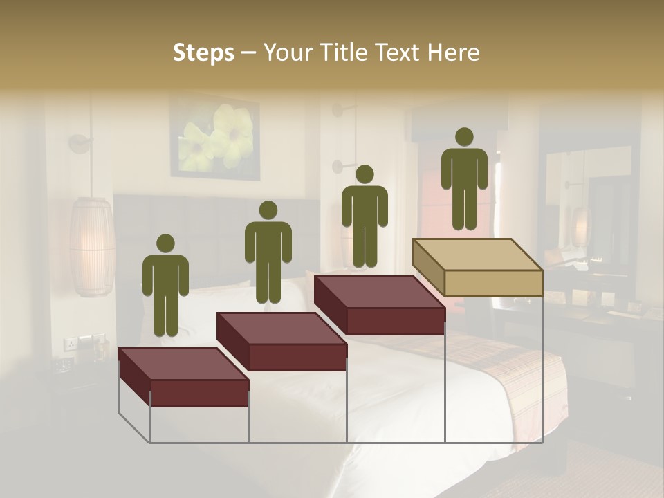 Asian Style Resort Bedroom PowerPoint Template