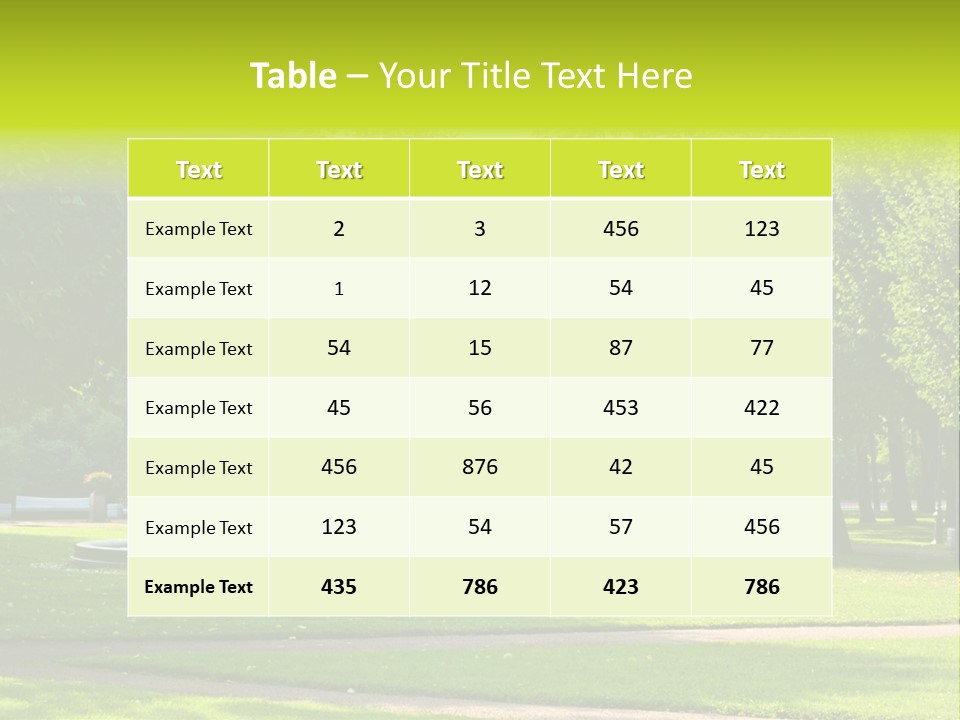 Fountains In Park In Saint-Petersburg, Russia PowerPoint Template