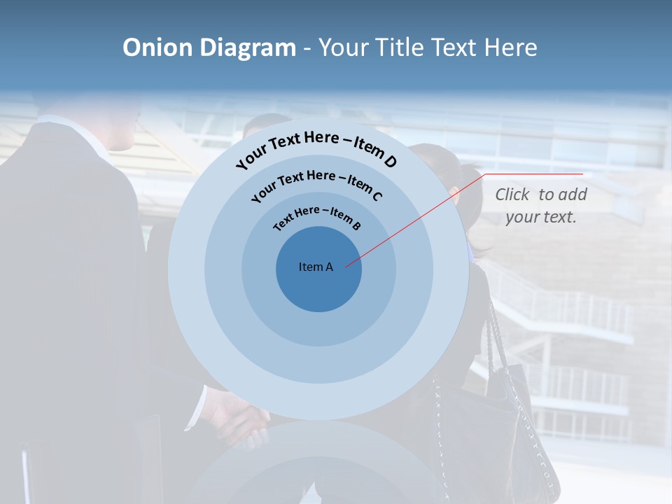 A Business Man And Woman Team At Office Shaking Hands PowerPoint Template