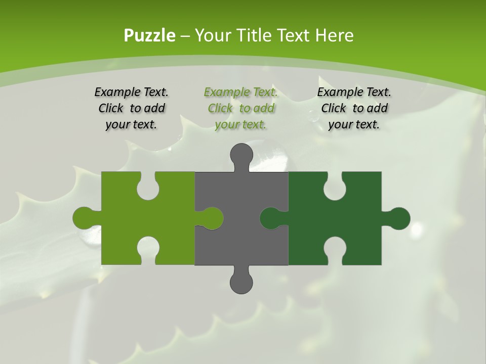 Aloe Vera PowerPoint Template