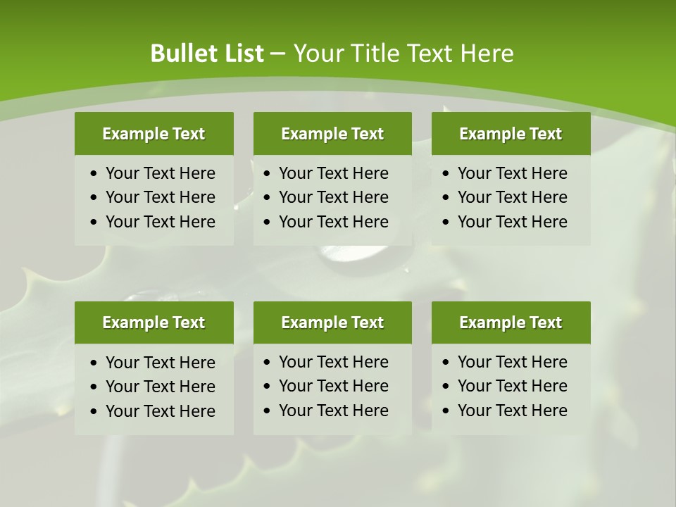 Aloe Vera PowerPoint Template
