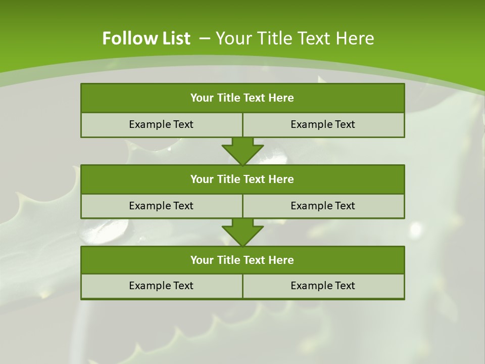 Aloe Vera PowerPoint Template
