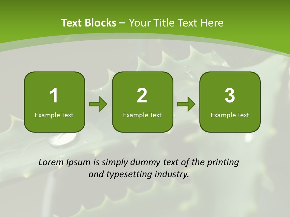 Aloe Vera PowerPoint Template