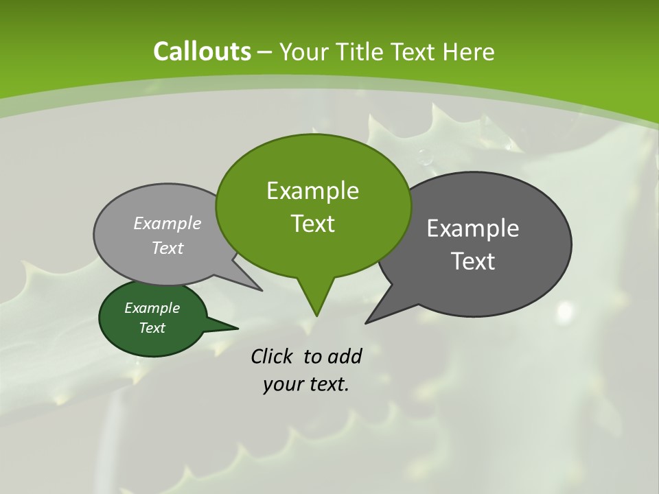 Aloe Vera PowerPoint Template