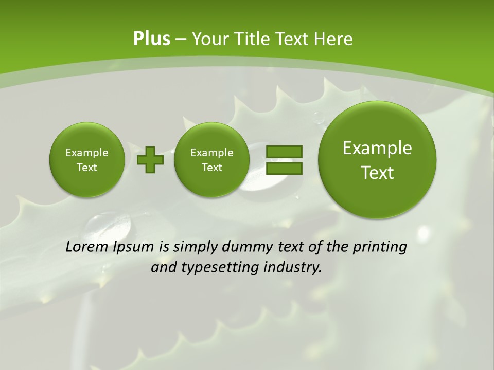 Aloe Vera PowerPoint Template