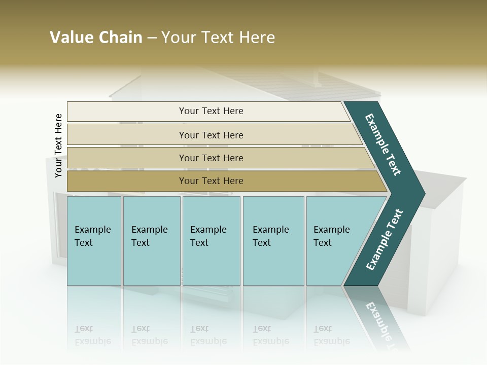 House Isolated On White PowerPoint Template