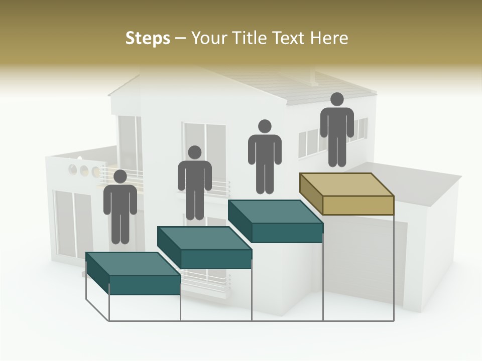 House Isolated On White PowerPoint Template