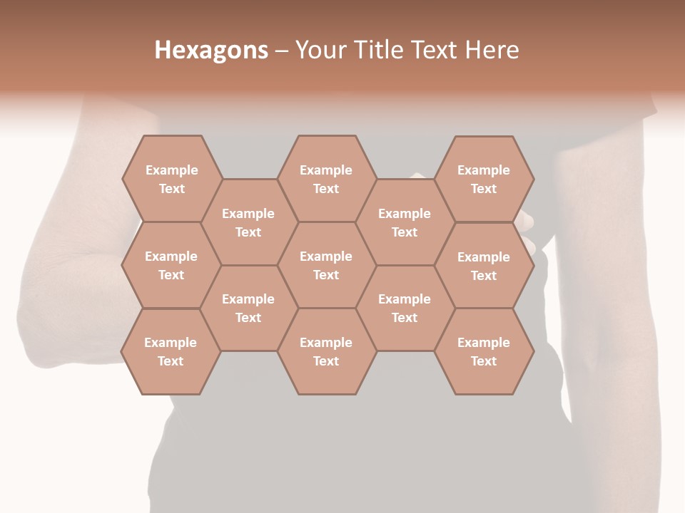 Close Up Of Woman's Arm In Splint PowerPoint Template