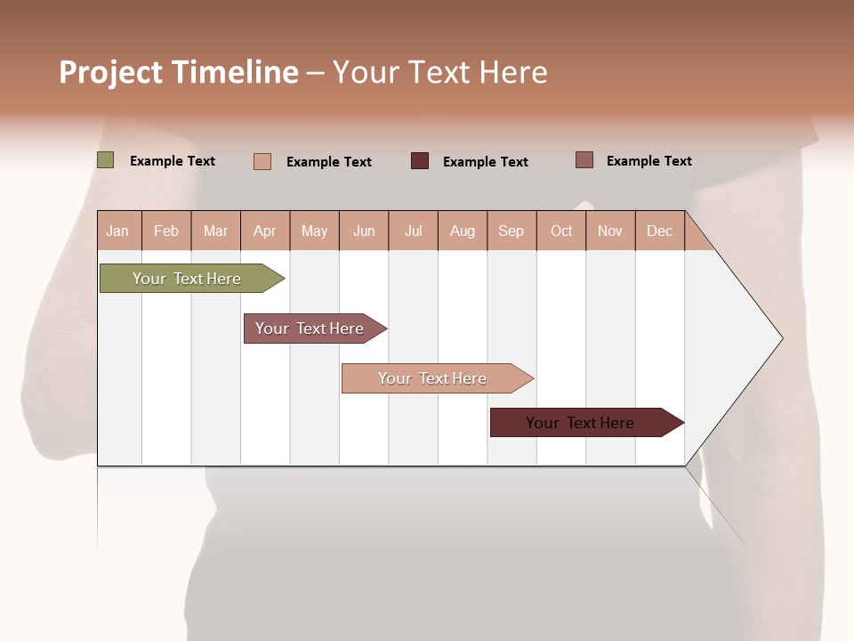 Close Up Of Woman's Arm In Splint PowerPoint Template