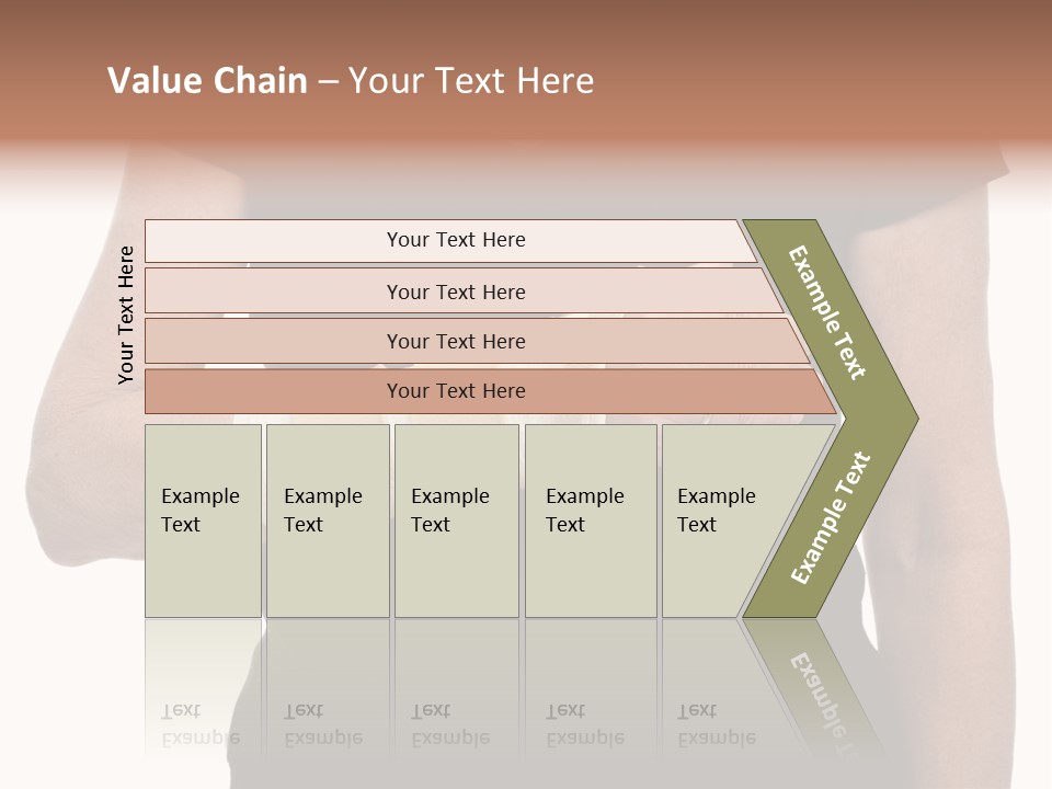 Close Up Of Woman's Arm In Splint PowerPoint Template