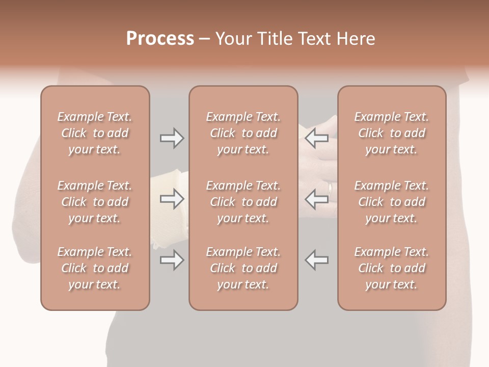 Close Up Of Woman's Arm In Splint PowerPoint Template