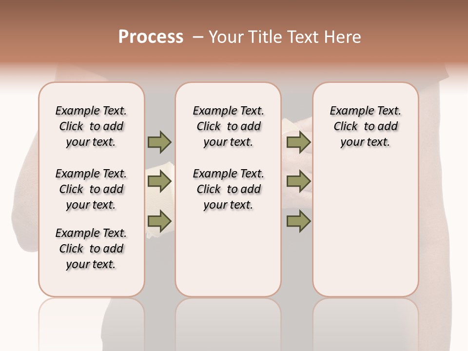 Close Up Of Woman's Arm In Splint PowerPoint Template