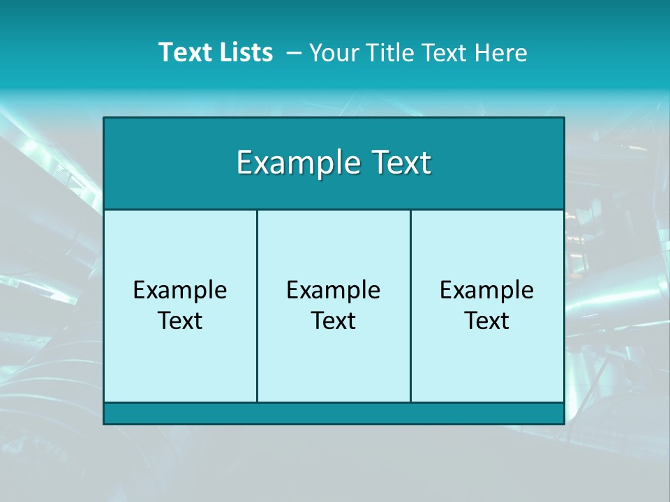 Pipes, Tubes, Machinery And Steam Turbine At A Power Plant PowerPoint Template