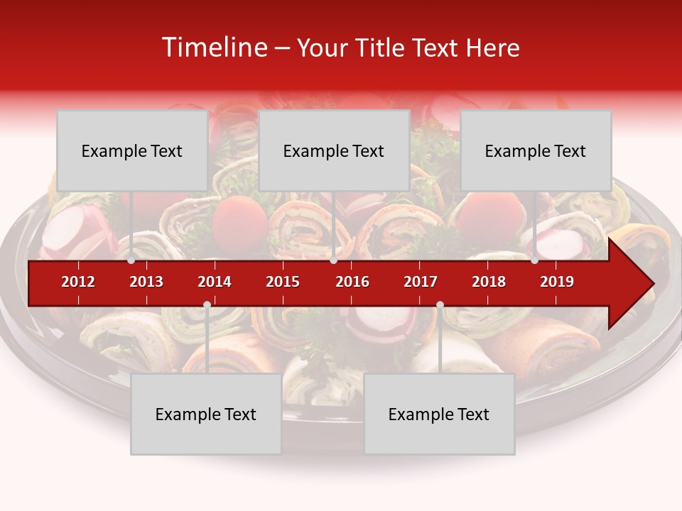 A Platter Filled With Lots Of Different Types Of Food PowerPoint Template