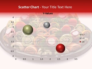 A Platter Filled With Lots Of Different Types Of Food PowerPoint Template