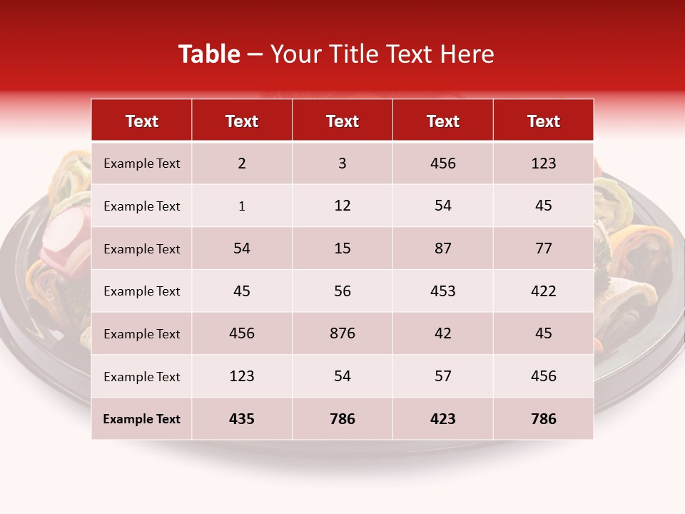 A Platter Filled With Lots Of Different Types Of Food PowerPoint Template