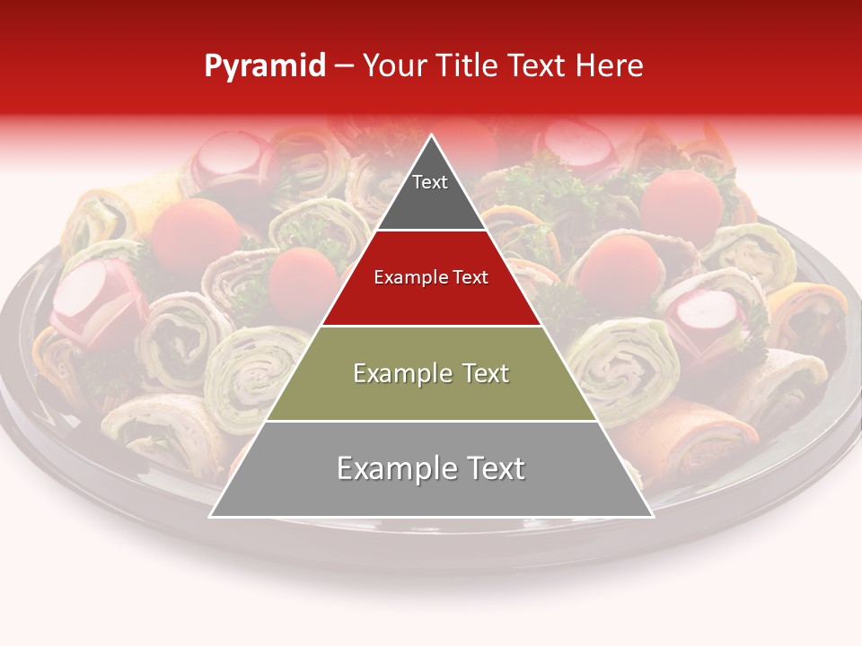 A Platter Filled With Lots Of Different Types Of Food PowerPoint Template