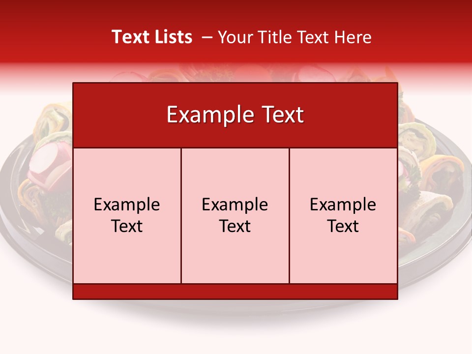 A Platter Filled With Lots Of Different Types Of Food PowerPoint Template
