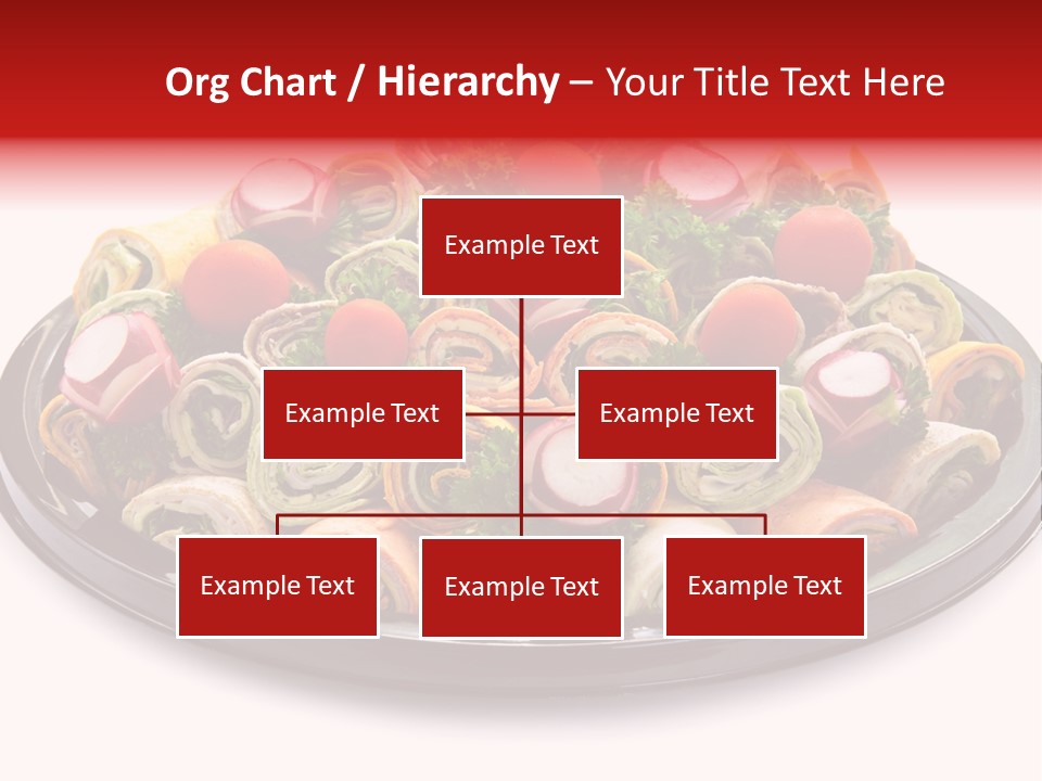 A Platter Filled With Lots Of Different Types Of Food PowerPoint Template