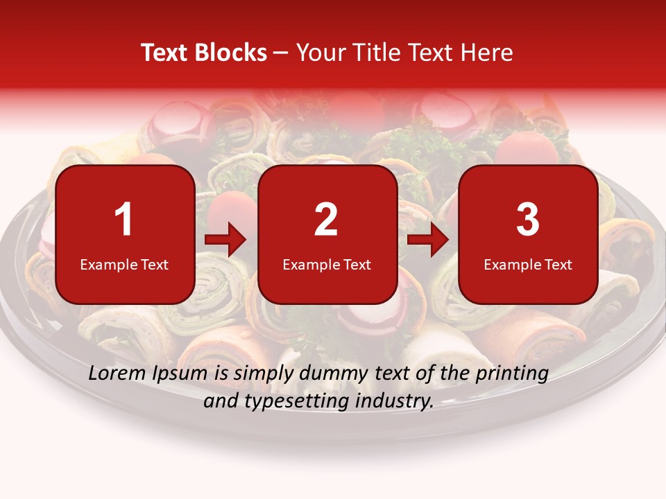 A Platter Filled With Lots Of Different Types Of Food PowerPoint Template
