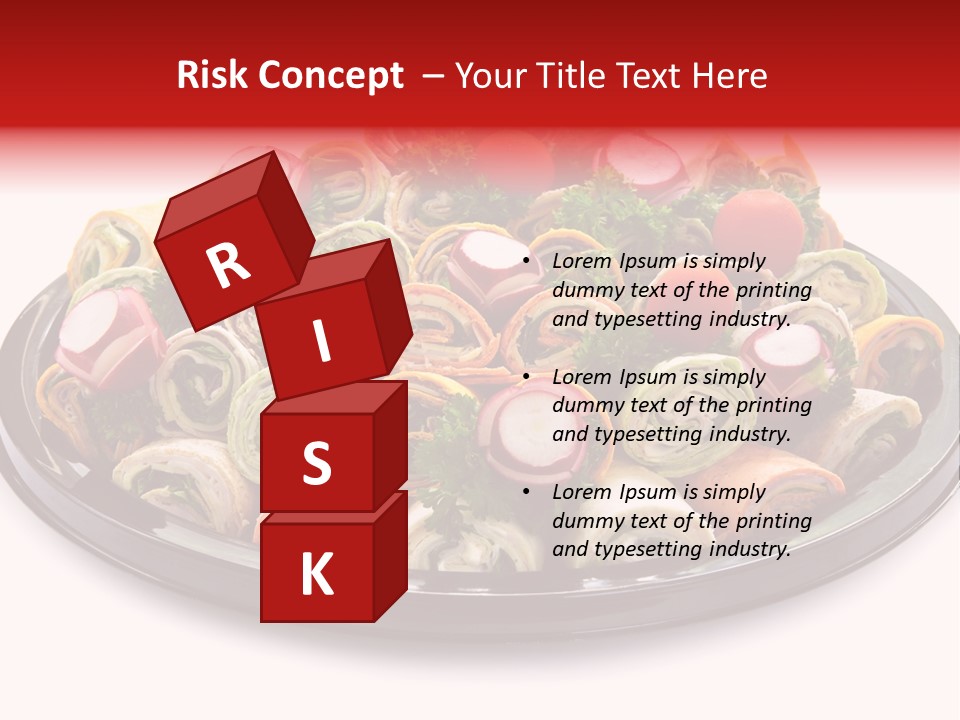 A Platter Filled With Lots Of Different Types Of Food PowerPoint Template