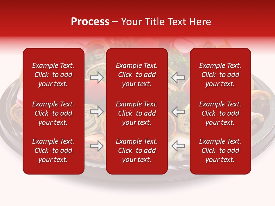 A Platter Filled With Lots Of Different Types Of Food PowerPoint Template