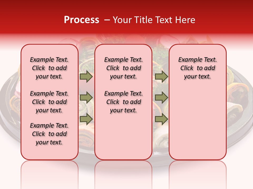 A Platter Filled With Lots Of Different Types Of Food PowerPoint Template