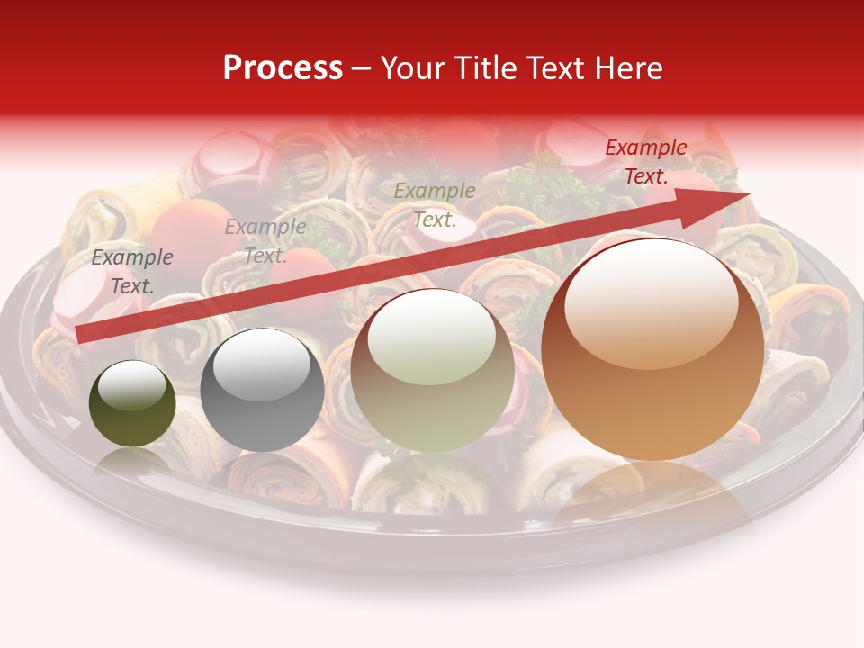 A Platter Filled With Lots Of Different Types Of Food PowerPoint Template