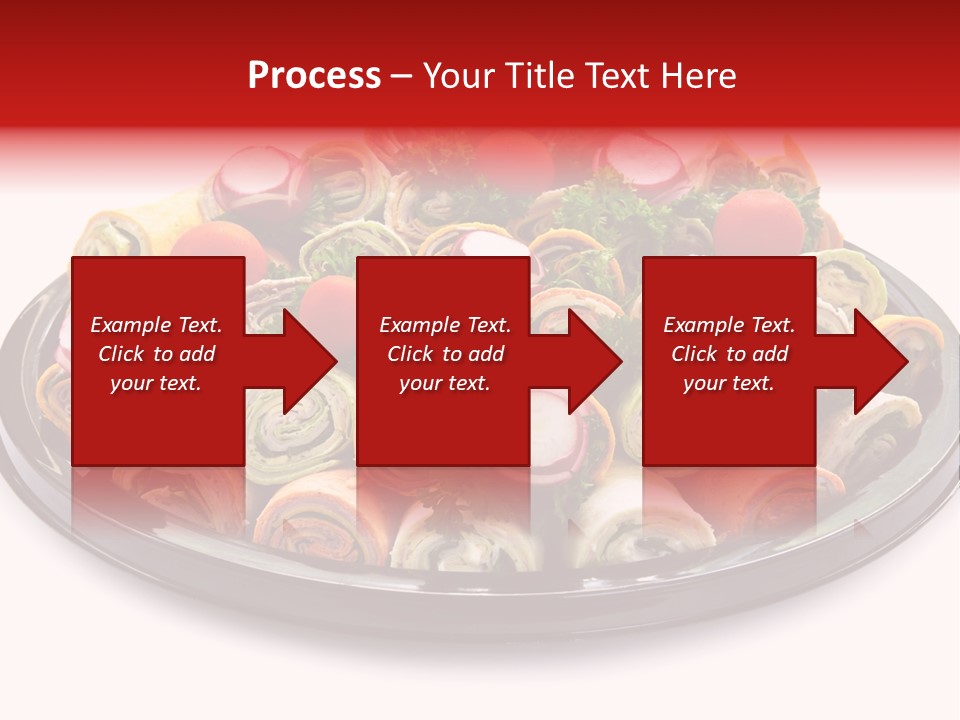 A Platter Filled With Lots Of Different Types Of Food PowerPoint Template