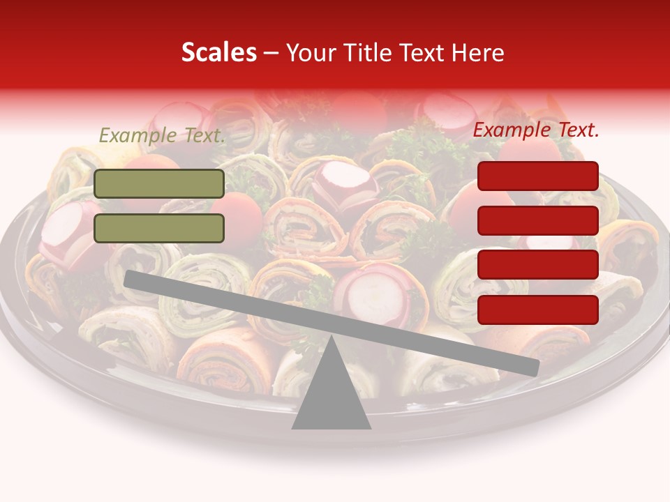 A Platter Filled With Lots Of Different Types Of Food PowerPoint Template