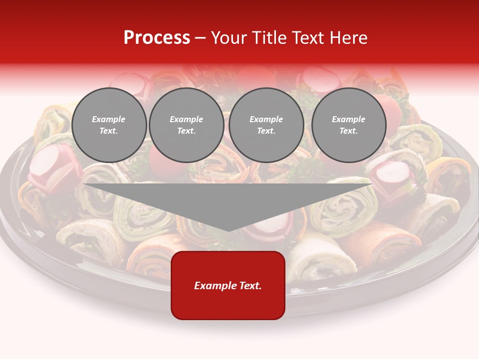 A Platter Filled With Lots Of Different Types Of Food PowerPoint Template